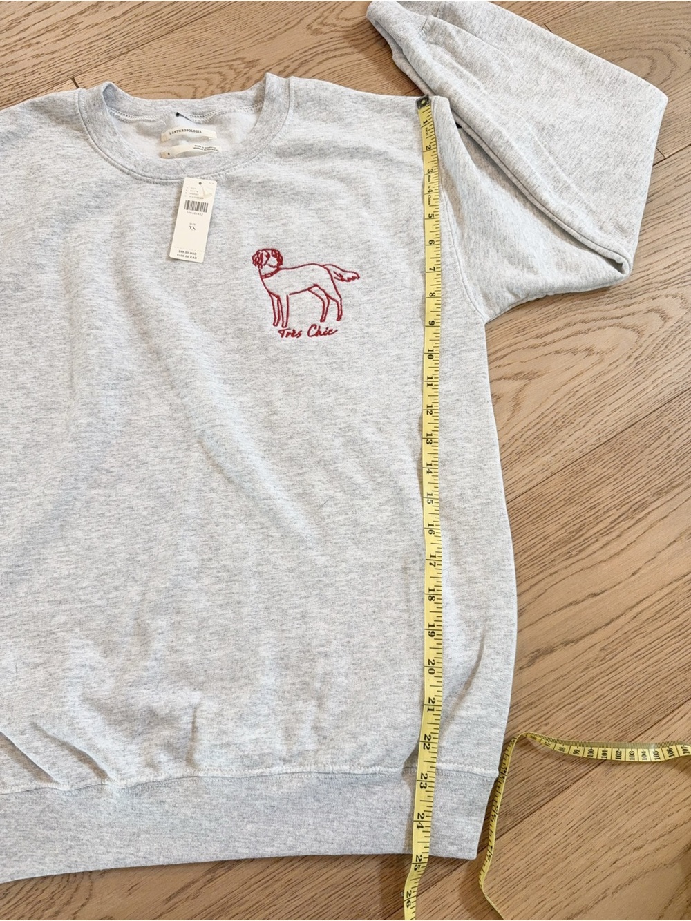 NWT 106461452 Anthropologie sweatshirt XS - Picture 5 of 6